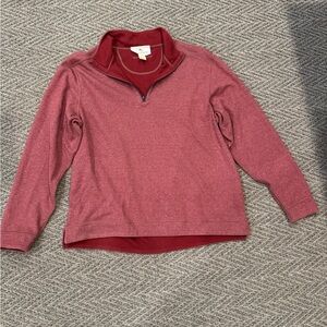 Tommy Bahama Red Zip Up Sweater